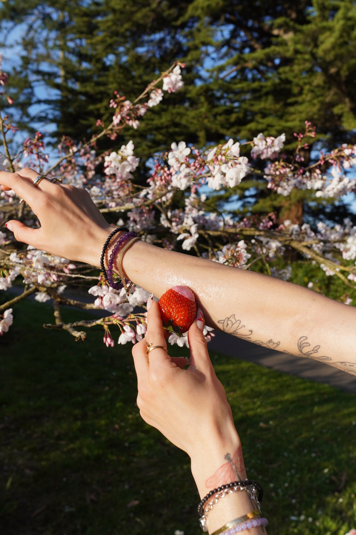 π Strawberries & Cream Body Oil Massage Candle (Limited Edition Spring 2025) π